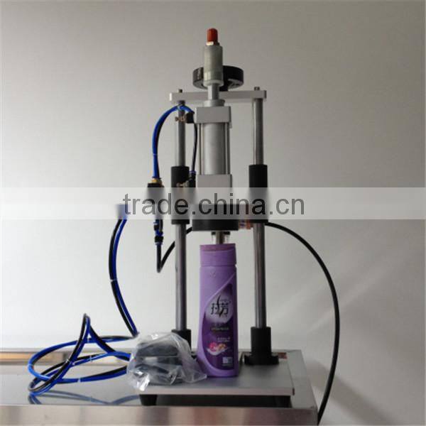 Perfume bottle sealing machine, manual / semi-auto perfume capping machine
