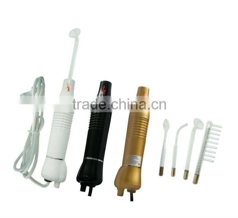 BP-7000 portable Violet Ray wand High Frequency facial electrotherapy Beauty machine