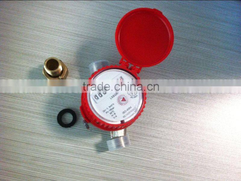 hot flow meter single jet dry dial