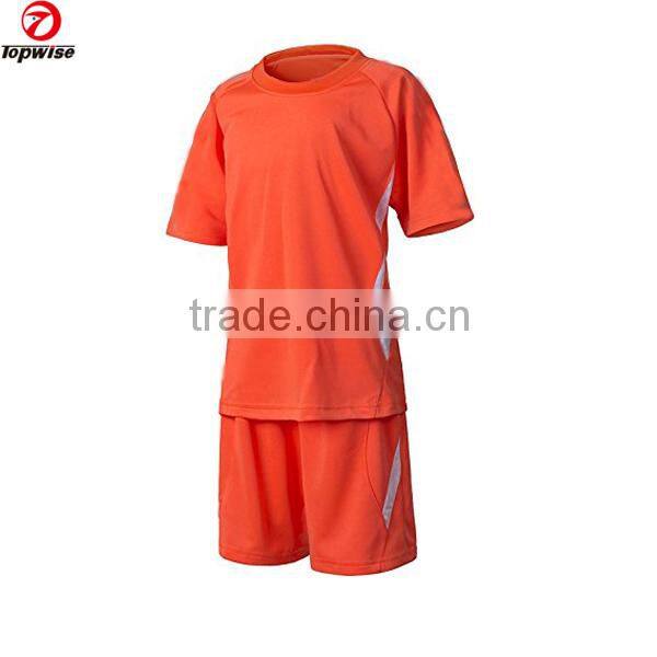 Top quality short sleeve football shirt maker soccer jersey for football player