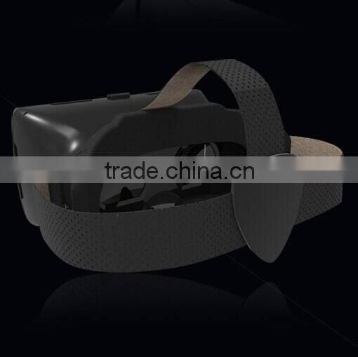 Factory Plastic Google cardboard Virtual Reality Headset with Magnets