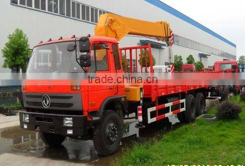 Dongfeng 6x2 Truck With Telescopic Crane