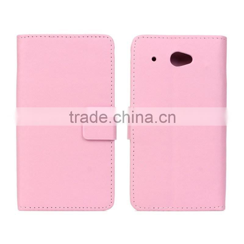 wholesale PU Leather Wallet Cover Stand Flip Case For HTC Desire 601
