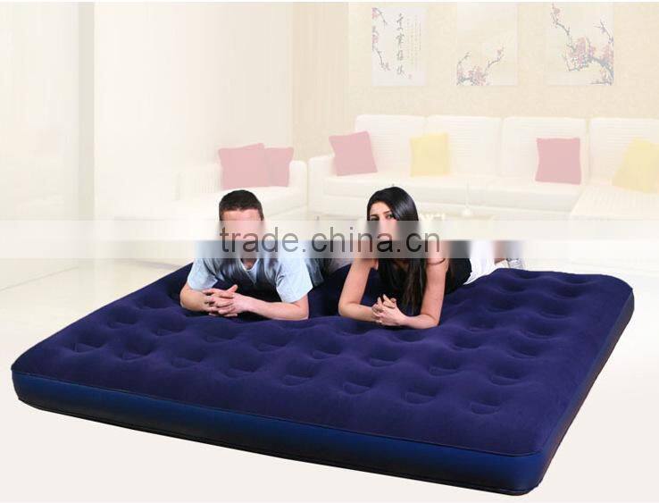 single and double sizes high quality outdoor and indoor inflatable air bed