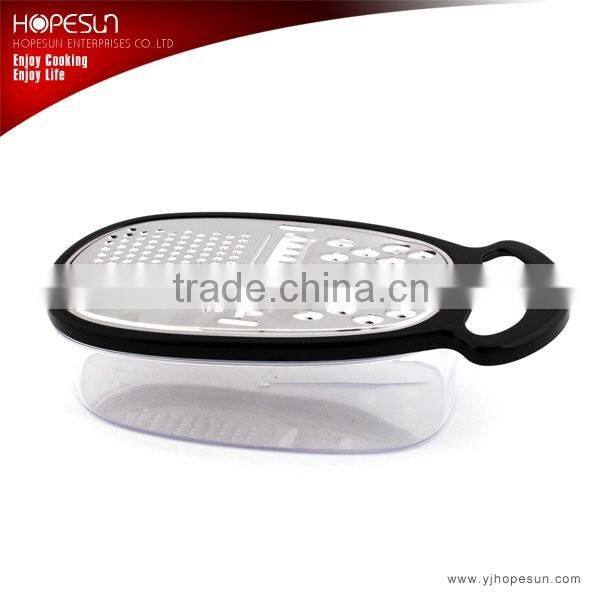 Food grade multifunction stainless steel kitchen accessories vegetable box grater