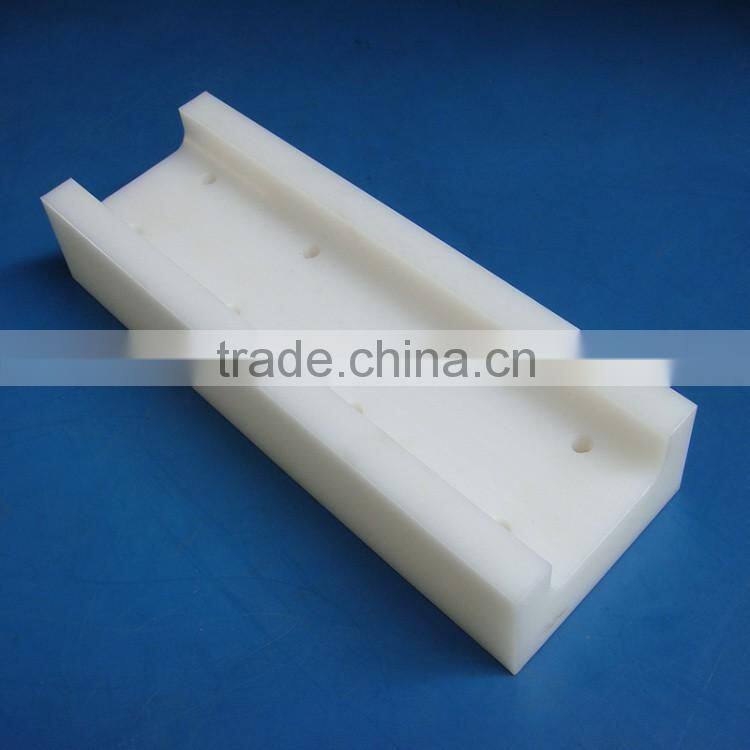 China wholesale cheap cnc machined plastic uhmwpe PE100 linear guide rail