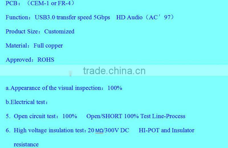 USB 2.0 and USB 3.0 USB header PCB motherboard cable