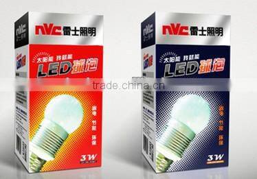 2015 LED bulb LED paper packing box style 2