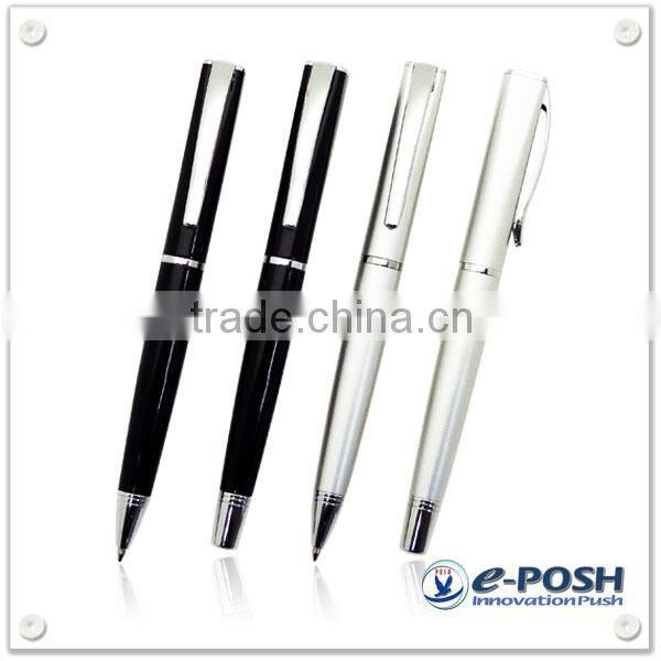 Metal promotional cheap aluminum square ball pen