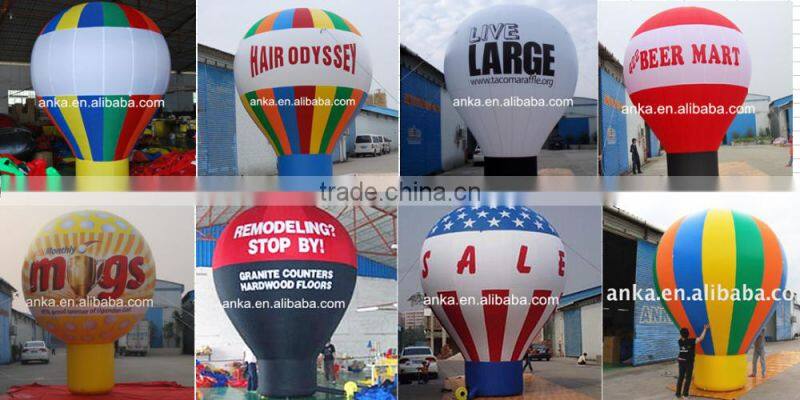 Chinese supplier customized golf ball shape inflatable ground balloon