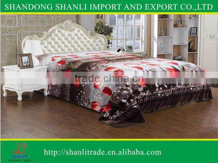 Cheap super soft coral fleece blanket