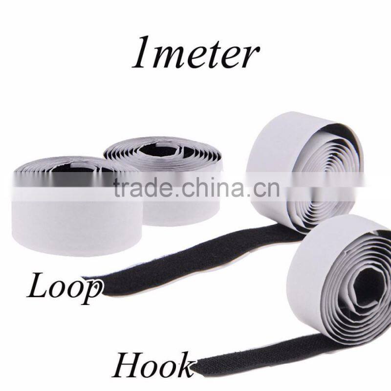 Self Adhesive Strong Sticky Strip Heavy Duty Fastening Hook Loop Tape