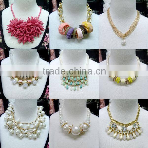 Fashion Latest Designs Bead Jewelry Pendant Shourouk Bead Necklace