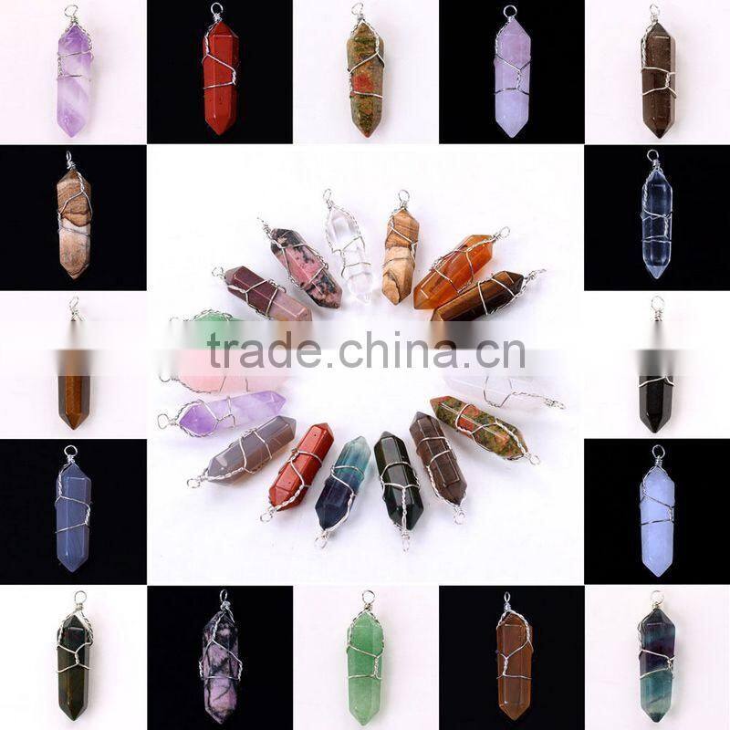 Craved Amethyst Fox Pendants