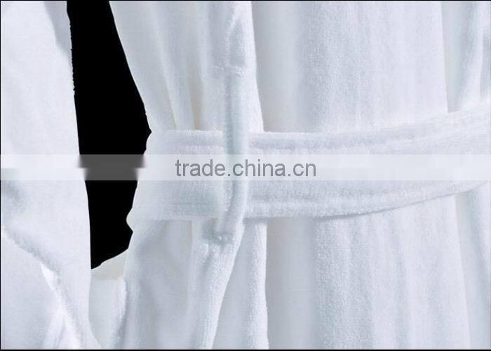 Foshan Customized 100% Cotton Towel Bathrobe For Wholesale