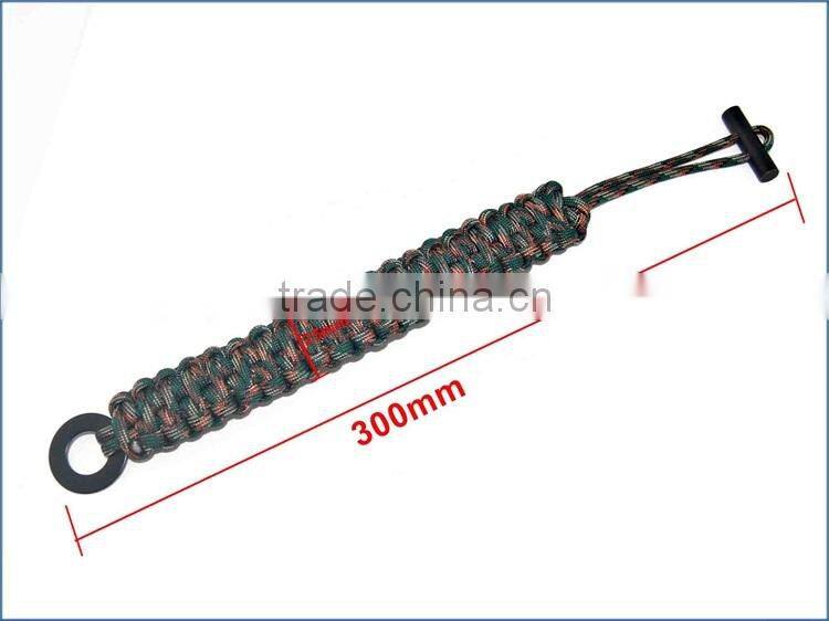 Survival Paracord Bracelet Flint Ferrocerium Rod