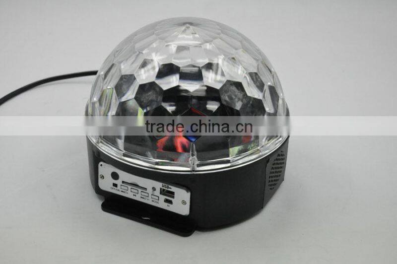 popular led stage light magic crystal ball sale MP3 LED crystal disco ball light