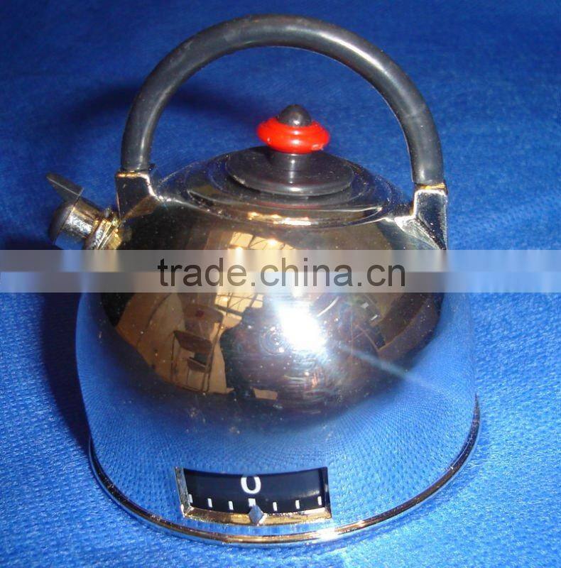 Plastic ABS with Vacuum Coating Coffee Pot Shaped Kitchen Timer