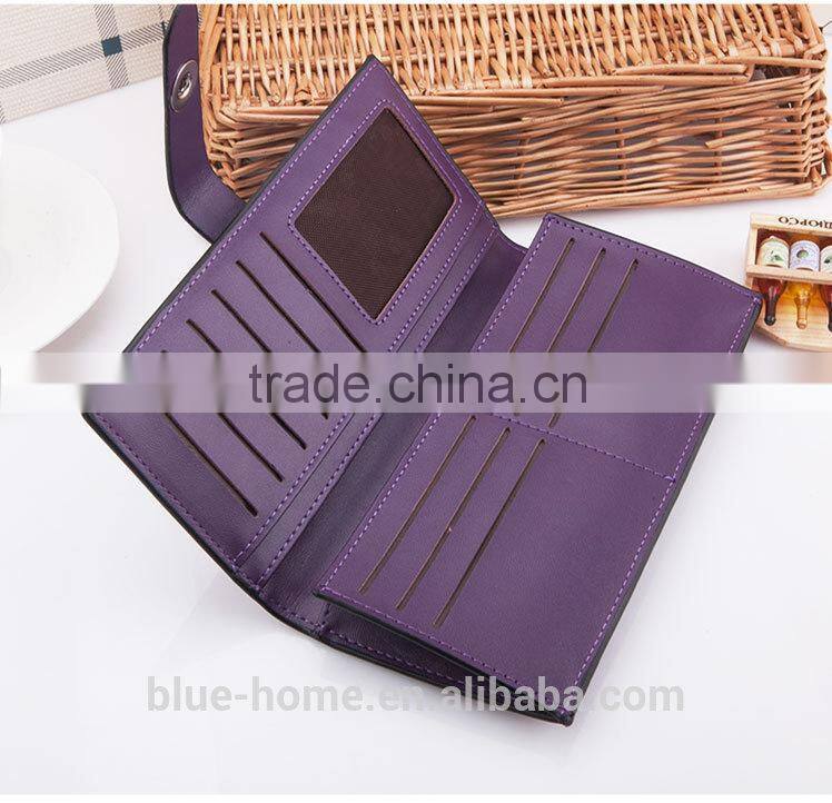 Professional factory first top sale Long purse and handbag Magnetic closure Name brand ladies party clutches purse