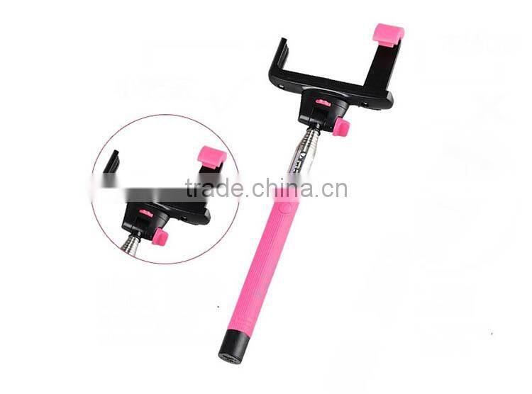 Wireless monopod mobile phone selfie stick,bluetooth selfie stick