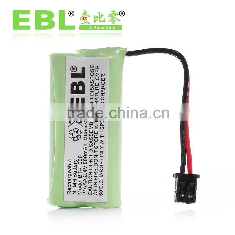 EBL Rechargeable Cordless Phone Battery for Uniden BT-1008 BT-1008S BT-1016 BBTG0645001