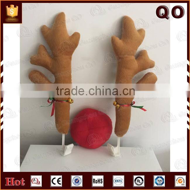 Christmas ornament red nose and deer antlers for sale