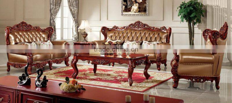 European style leather sofa home theatre home cinema leather sofa GZH8119#