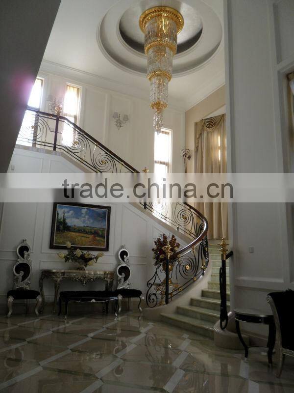 Top-selling modern hand forged outdoor handrail