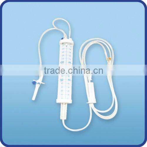 disposable 150ml burette iv infusion set for pediatric using