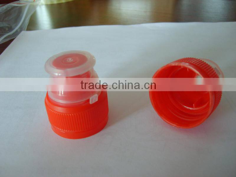 Beauty and high quality plastic sport water bottle caps from China 28mm