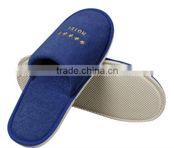 bathroom Cotton velour hotel slipper