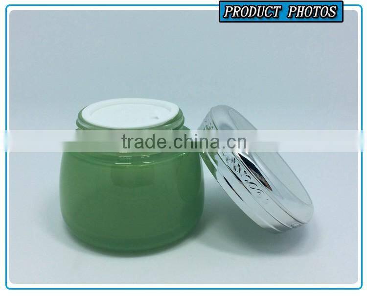 100g colored cosmetic glass jar