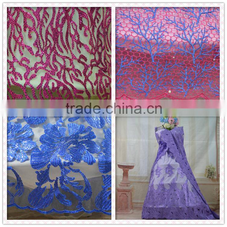 Charming yellow dress making lace African style george lace for ceremony