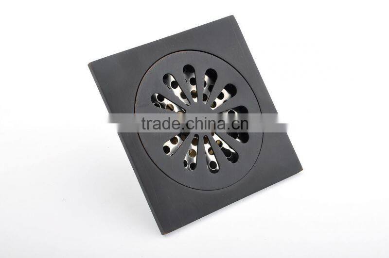 oil rubbed bronze brass floor drain