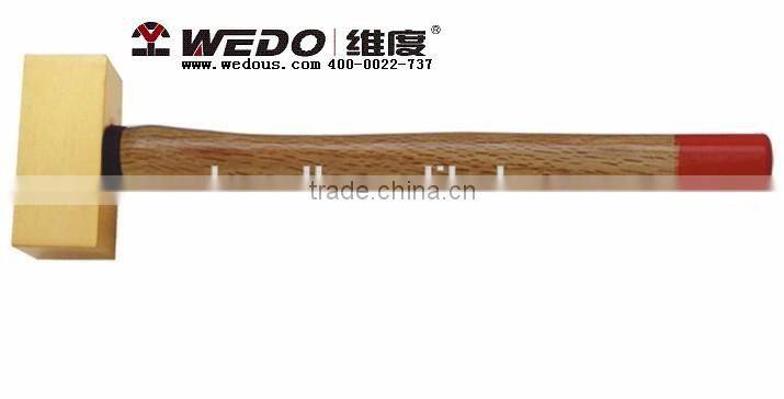 High quality brass double face hammer; Die forged;China Manufacturer;OEM service; No MOQ