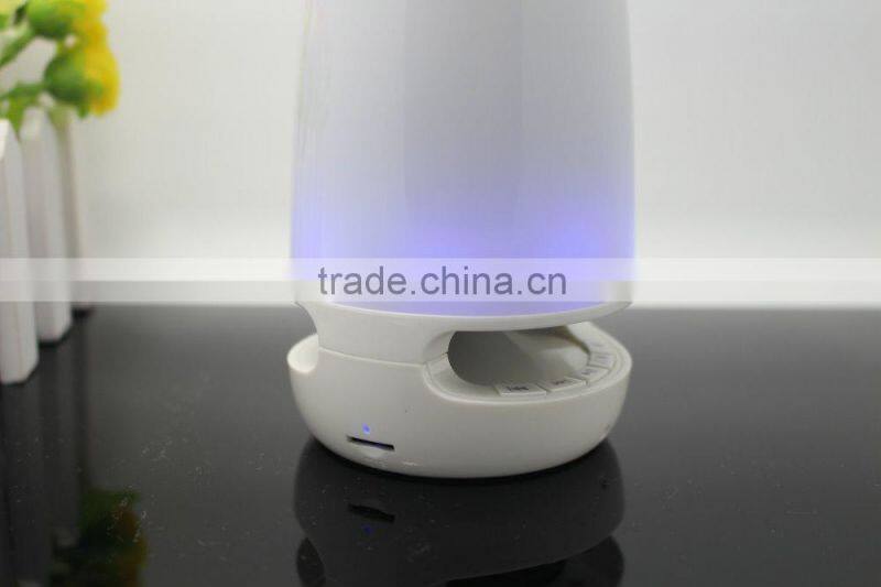 Atmosphere Lamp Speaker,LED Lamp MIC Wireless Bluetooth 4.0 Speaker Speakerphone Built -in Lithium Battery
