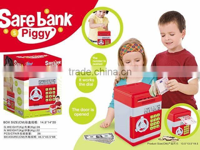 Hot sell Novelty Password Number Coin Bank Saving Money Cash Saving ATM Bank