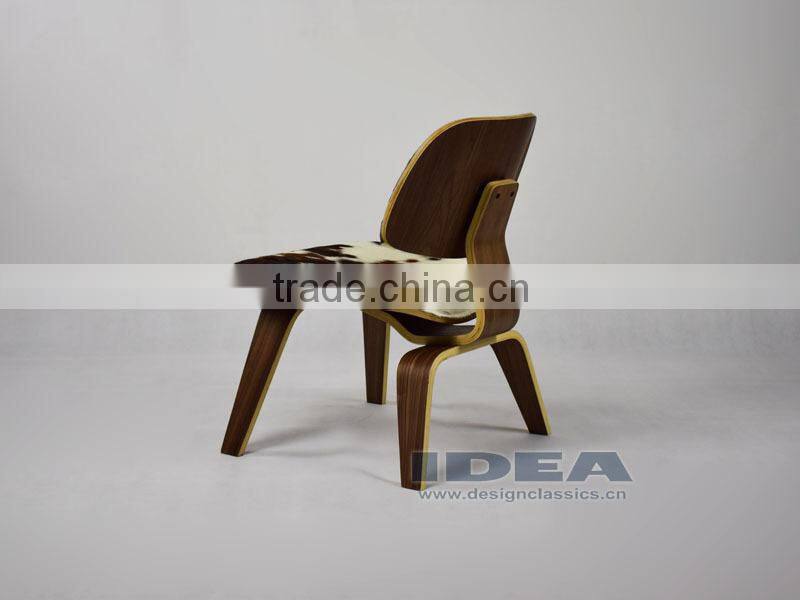Replica Charles Plywood Lounge Chair - Pony Skin
