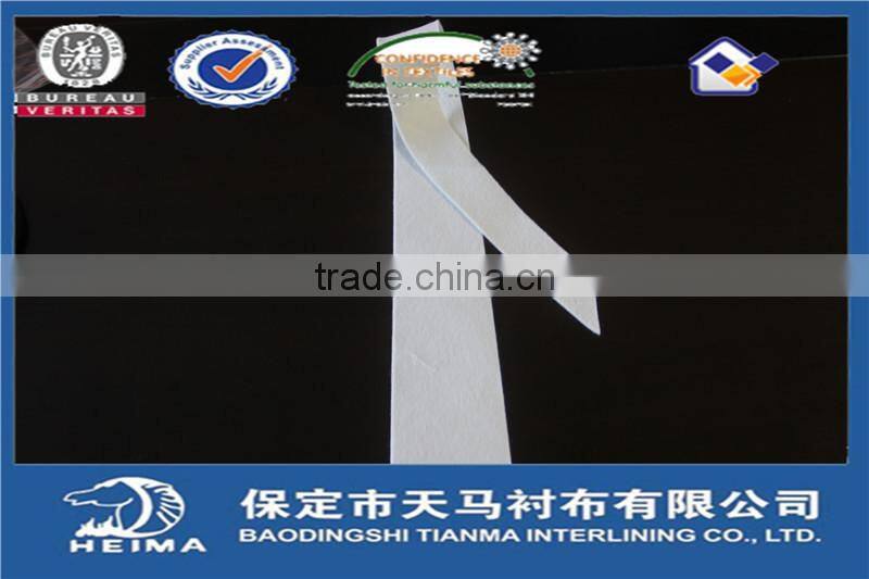 Popular tie interlining