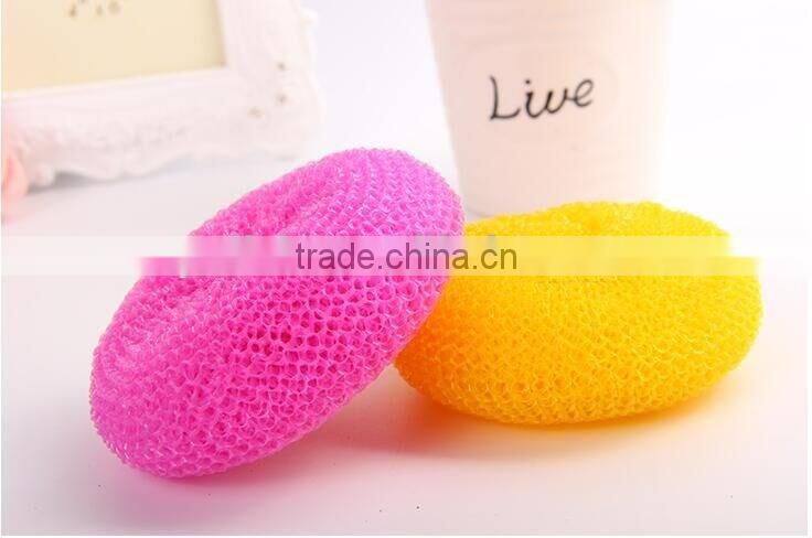 Household daily necessity products kitchen plastic mesh scourer