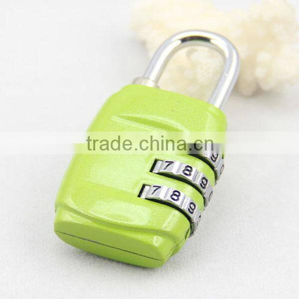 2015 wholesale price factory direct zinc alloy combination locks travel suitcase padlocks