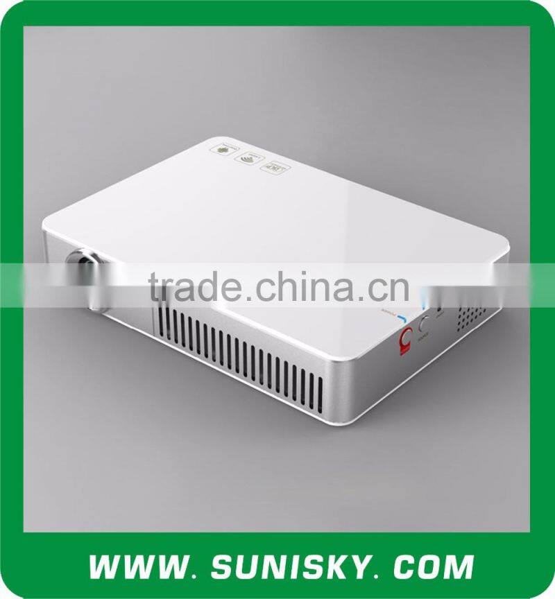 2016 New DLP Portable Projector with Android 4.2.2 WiFi 3D LED Projectors with HDMI (SMP7048)
