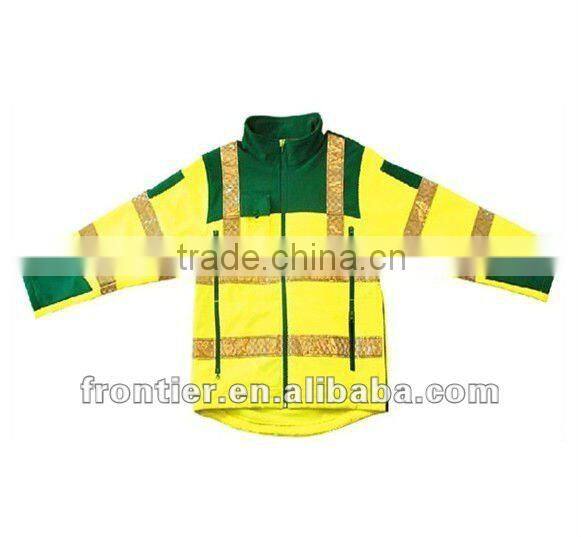 Frontier new style softshell jacket/ 3M reflective tape/ pass EN 471/ high visible jackets for men