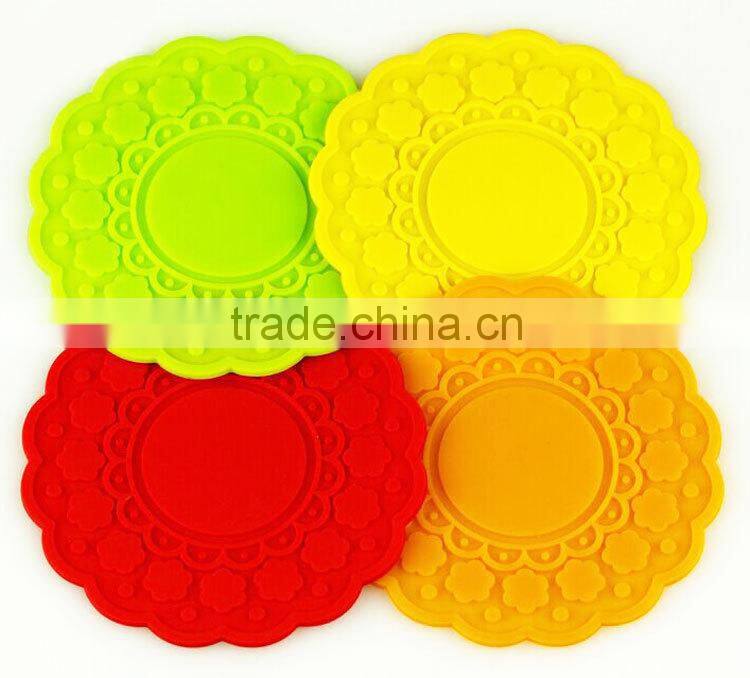 Durable heat resistant cheap custom silicone hot pad