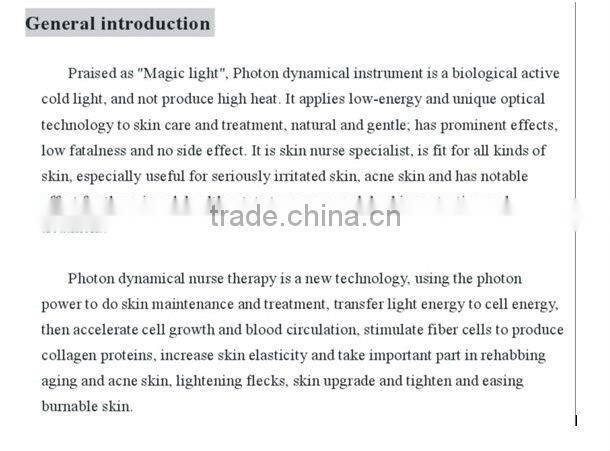 LED Photon Instrument AYJ-M13A (CE) Hottest Sell