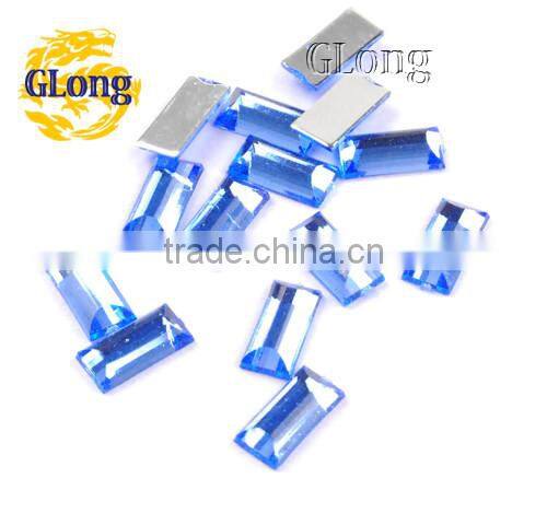 5*10mm Acrylic Flat Back Rectangular Mix Color Bling Rhinestone&Crystal For Stylish Bags Garment Shoes #GY014-10(Mix-s)