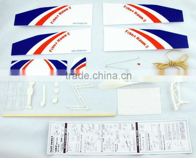 Fly Bird - Fight Hawk 20 Rubber Band Powered Plane