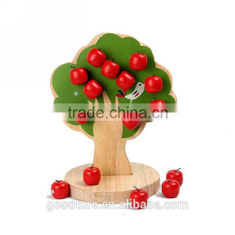 Wooden Magnetic Apple Tree