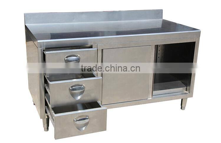 Chinese factory competive price hard frame SUS commercial kitchen cabinet separated assembled made in China