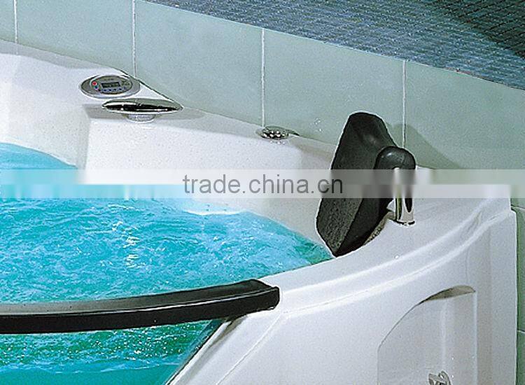 Black European standard Whirlpool 100% acrylic bathtub
